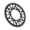 Rear Sprocket Self-Cleaning, Lightweight Black For Kawasaki EX 250 R 1986-2012 - 49T