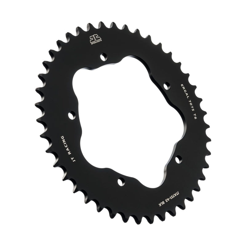 Aluminum Rear Sprockets Black For Ducati HYPERMOTARD 950 ABS 2019-2024 - 43T