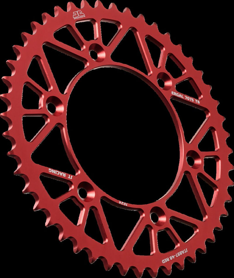 Aluminum Rear Sprockets Red For KTM EXC 300 1990-2017 - 48T