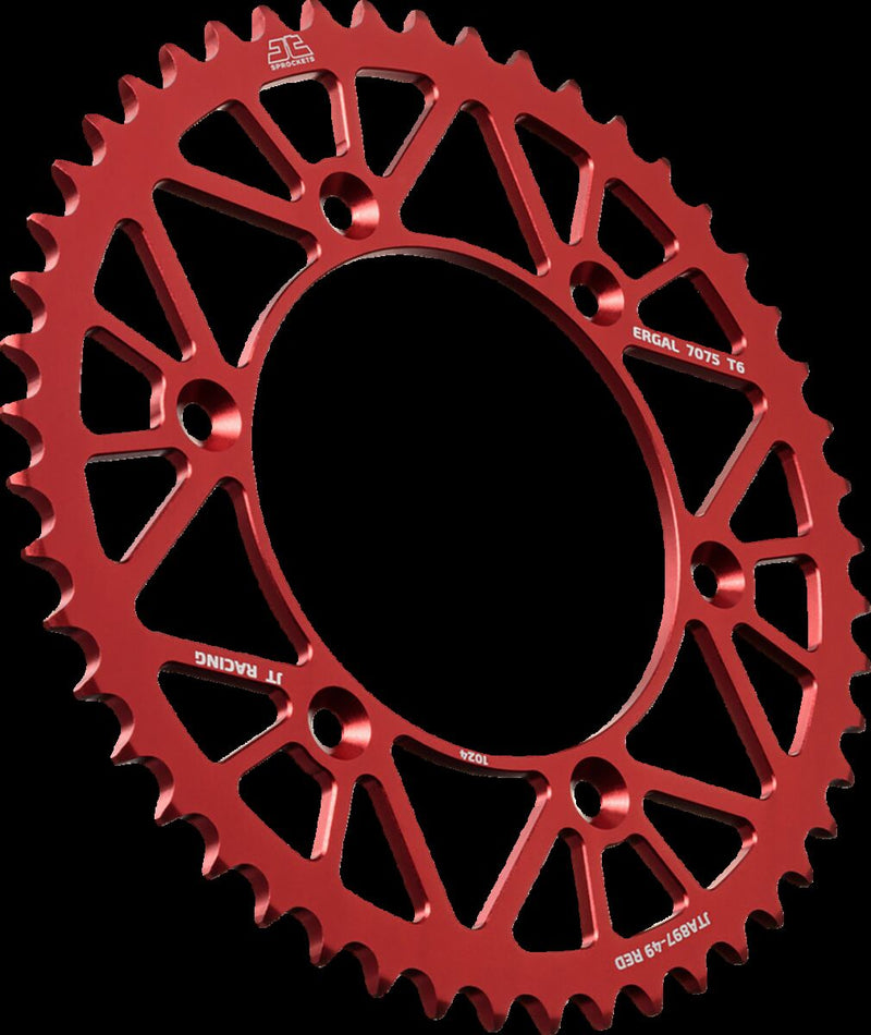 Aluminum Rear Sprockets Red For KTM EXC 300 1990-2017 - 49T