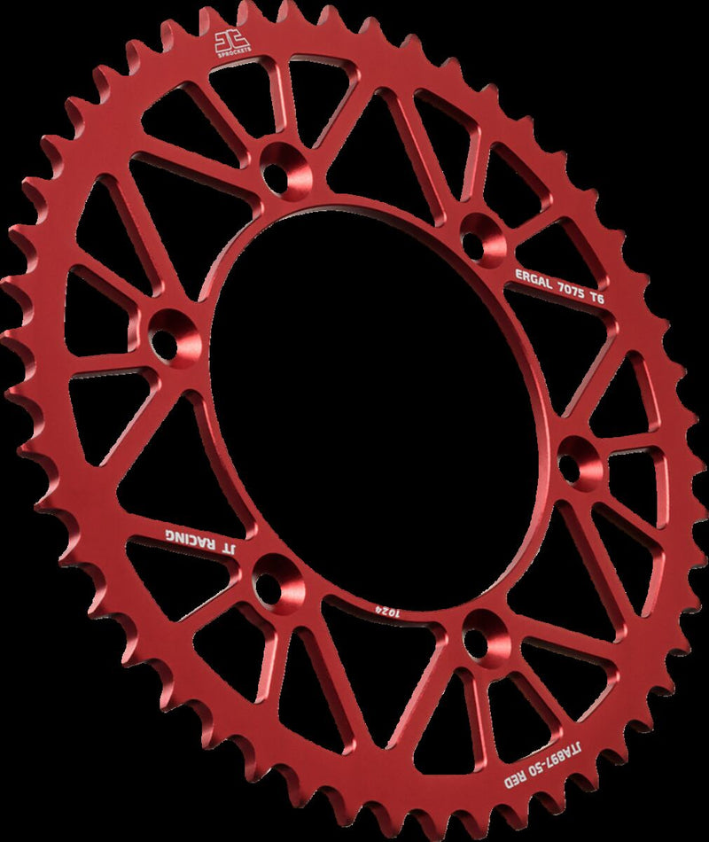 Aluminum Rear Sprockets Red For KTM EXC 300 1990-2017 - 50T