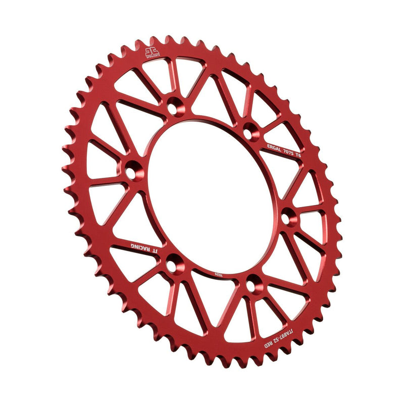 Aluminum Rear Sprockets Red For KTM EXC 300 1990-2017 - 52T