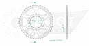 Standard Sprocket Rear 525 Black For Kawasaki Z 1000 2003-2013