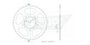 Standard Sprocket Rear 525 Black For Benelli BN 302 ABS 2017-2020