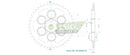 Standard Sprocket Rear 525 Zinc Plated For Ducati MULTISTRADA V4 1200 RS ABS 2024
