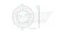 Standard Sprocket Rear 525 Black For Indian FTR 1200 ABS 2021
