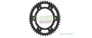 Standard Sprocket Rear 525 Black For Qjmotor SRV 550 ABS 2023-2024