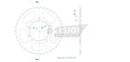 Standard Sprocket Rear 520 Black