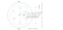 Standard Sprocket Rear 520 Black For Royal Enfield CLASSIC 350 ABS 2022
