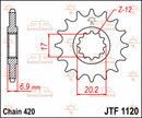 Front Sprocket Natural For Aprilia RX 50 1998-2005