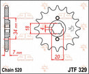 Front Sprocket Natural For Honda MBX 125 F 1984-1985