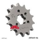 Front Sprocket Natural For Kawasaki KDX 125 SR 1990-1999