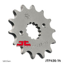 Front Sprocket Natural For Suzuki RG 250 C 1986-1988