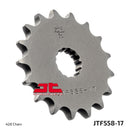 Front Sprocket Natural For Derbi GPR 125 4V 2010