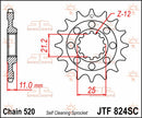 Front Sprocket MX Self-Cleaning, Lightweight Natural For Husqvarna TC 610 1992-2000 - 13T