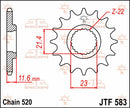 Front Sprocket Natural For Yamaha TT-R 250 1994-2006