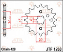 Front Sprocket Natural For Beta RR 125 2006-2012