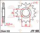 Front Sprocket Natural For Yamaha XJR 1200 1995-1998