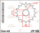 Front Sprocket Natural For Kawasaki NINJA 125 ABS 2019-2024