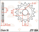 Front Sprocket Natural For Harley Davidson XLH 1100 1986-1987