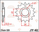 Front Sprocket Natural For Aprilia AF1 125 1988-1990