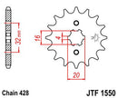Front Sprocket Natural For Fantic 125 E ABS 2018