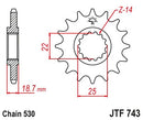 Front Sprocket Natural For Ducati MULTISTRADA 1200 2010-2012