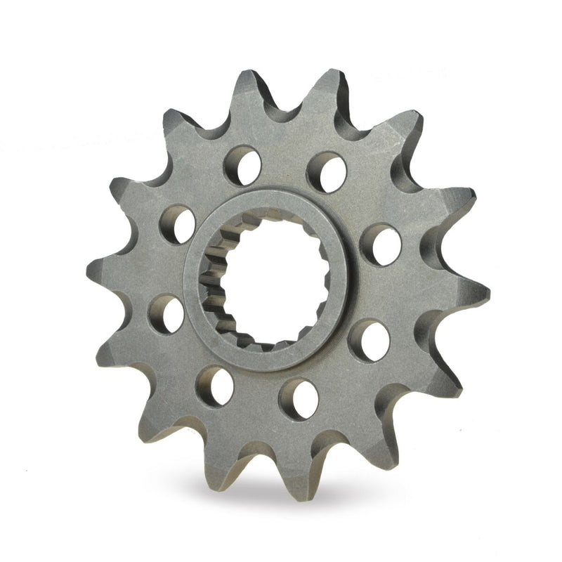 Steel Ultralight Front Sprocket Natural For Honda CR 250 - 12 Teeth