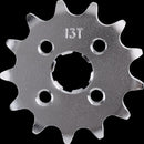 Steel Front Sprocket Natural For Honda CR 60 R 1983-1984 - 13