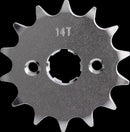 Steel Front Sprocket Natural For Honda CRF 100 F 2004-2013 - 14