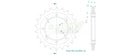 Standard Sprocket Front 525 Natural For Aprilia SRV 850 2015-2016