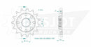 SPORT Sprocket Front 525 Natural For Mv Agusta BRUTALE 1090 2014-2014