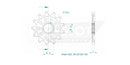 SPORT Sprocket Front 520 Natural For Gas Gas EC 250 4T 2011-2011