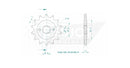 Standard Sprocket Front 520 Natural For Husqvarna SVARTPILEN 125 ABS 2024