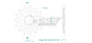 SPORT Sprocket Front 520 Natural For Royal Enfield CLASSIC 350 ABS 2022