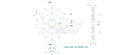 SPORT Sprocket Front 520 Natural For KTM DUKE 390 ABS 2024