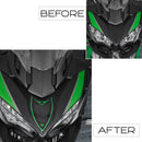 3D Motorcycle Stickers - Windshield For Kawasaki Versys 650 2022>2026