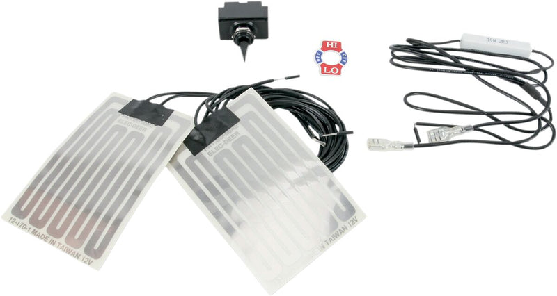 Handlebar Grip Heater Kit Black / Flat