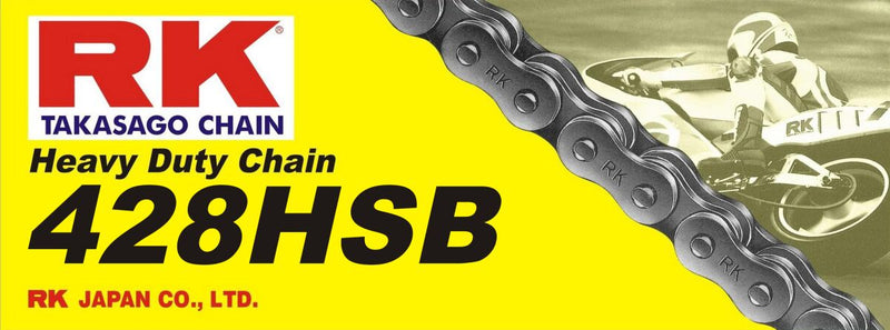 428H Heavy Duty Drive Chain Natural - 142 Links