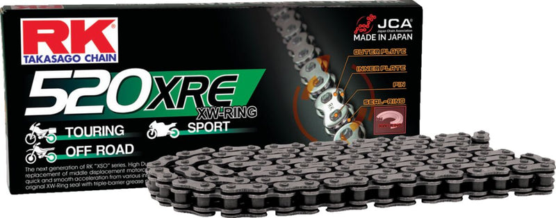520 XRE Chain Steel - 124 Links