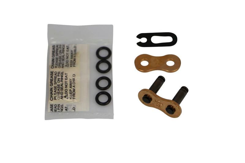 520 V6 Press X-Ring Drive Chain Connecting Link Gold