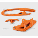 Chain Guide And Swingarm Chain Slider Kit Orange For KTM SX 125