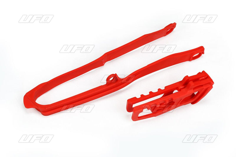 Chain Guide And Swingarm Chain Slider Kit Red For Honda CRF 450 R