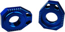 Axle Blocks Anodized / Blue For Gas Gas EC 250 2021-2023