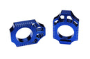 Axle Blocks Anodized / Blue For Gas Gas MC 125 2021-2023