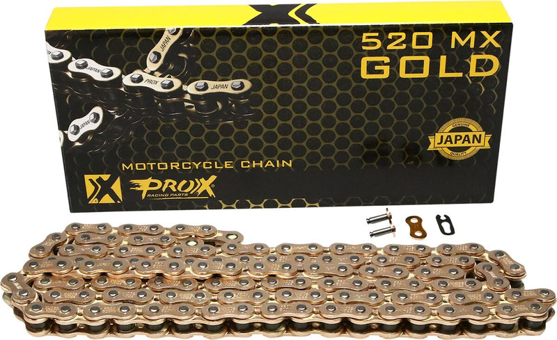 520 MX Chain Gold For Aprilia RXV 450
