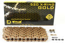520 X-Ring Chain Gold For Aprilia RXV 450