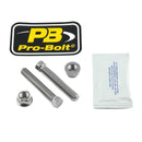 Titanium Axle/Chain Adjuster Nut & Bolt Set Natural For Honda CBR 1000 RR 2017-2019