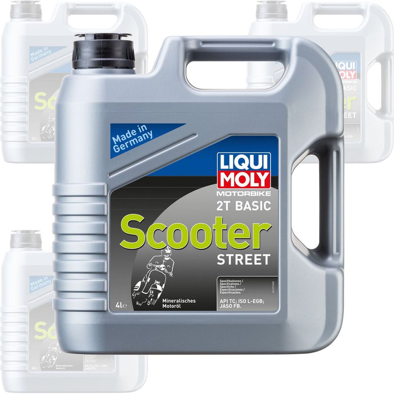 Liqui Moly Motorbike 2T Basic Scooter SAE30 Alt Oil - Box Of 4