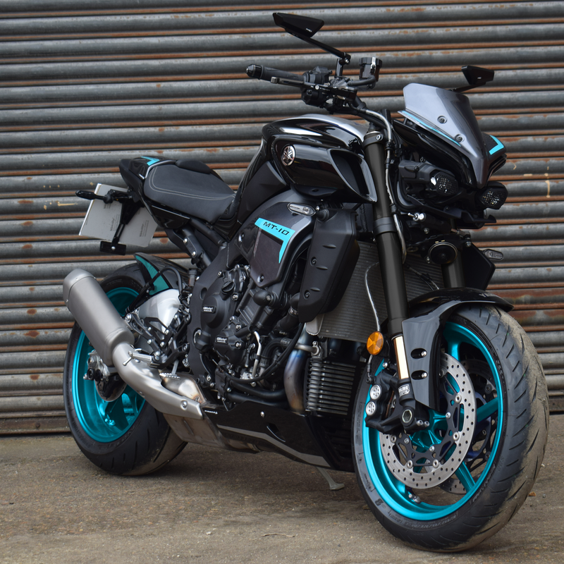 Infill Panels Midnight Cyan For Yamaha MT-10 2024